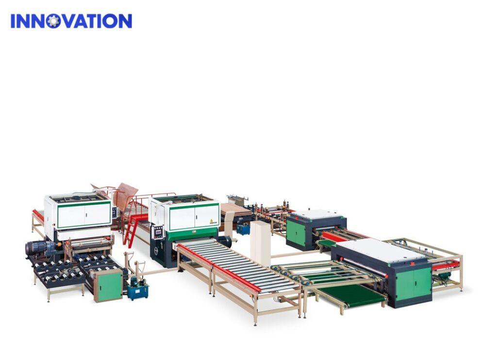 خط صنفرة الخشب الرقائقي الأوتوماتيكي - خط إنتاج صنفرة المنشار