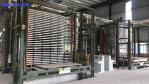 آلة الضغط الساخن للخشب الرقائقي