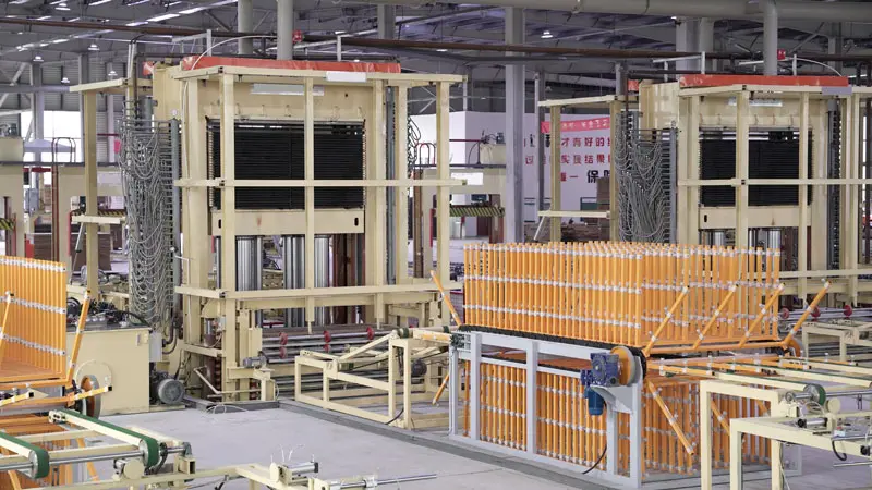 dây chuyền sản xuất ván ép