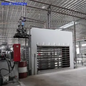 الصحافة الساخنة للخشب الرقائقي
