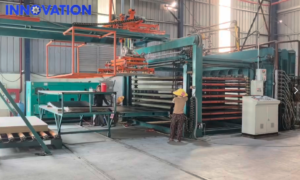 nhà sản xuất máy ép nóng ván ép